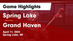 Spring Lake  vs Grand Haven  Game Highlights - April 11, 2024