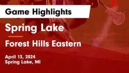 Spring Lake  vs Forest Hills Eastern  Game Highlights - April 13, 2024