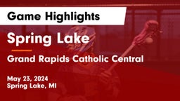 Spring Lake  vs Grand Rapids Catholic Central  Game Highlights - May 23, 2024