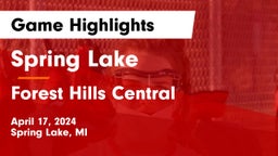 Spring Lake  vs Forest Hills Central  Game Highlights - April 17, 2024