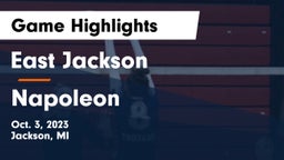 East Jackson  vs Napoleon  Game Highlights - Oct. 3, 2023