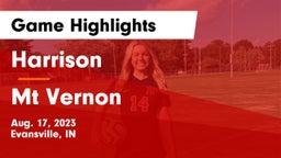 Harrison  vs Mt Vernon Game Highlights - Aug. 17, 2023
