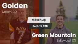 Matchup: Golden  vs. Green Mountain  2017