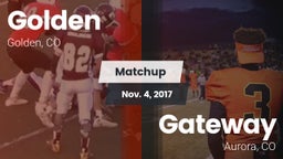 Matchup: Golden  vs. Gateway  2017