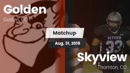 Matchup: Golden  vs. Skyview  2018