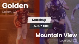Matchup: Golden  vs. Mountain View  2018