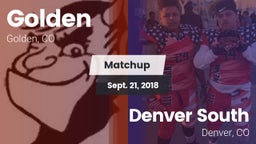 Matchup: Golden  vs. Denver South  2018
