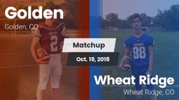 Matchup: Golden  vs. Wheat Ridge  2018