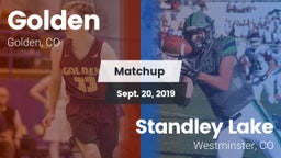 Matchup: Golden  vs. Standley Lake  2019