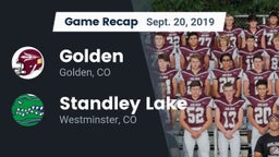 Recap: Golden  vs. Standley Lake  2019