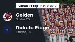 Recap: Golden  vs. Dakota Ridge  2019