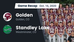Recap: Golden  vs. Standley Lake  2020