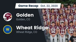 Recap: Golden  vs. Wheat Ridge  2020