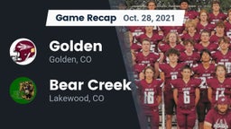 Recap: Golden  vs. Bear Creek  2021
