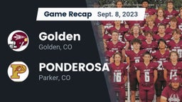 Recap: Golden  vs. PONDEROSA  2023