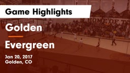 Golden  vs Evergreen Game Highlights - Jan 20, 2017