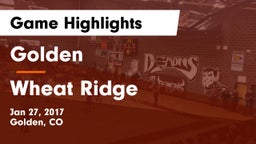 Golden  vs Wheat Ridge  Game Highlights - Jan 27, 2017
