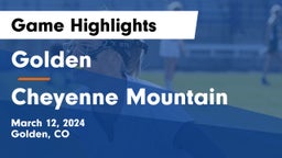 Golden  vs Cheyenne Mountain  Game Highlights - March 12, 2024