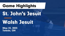 St. John's Jesuit  vs Walsh Jesuit  Game Highlights - May 22, 2023