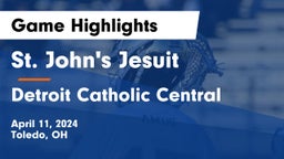 St. John's Jesuit  vs Detroit Catholic Central  Game Highlights - April 11, 2024