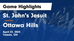 St. John's Jesuit  vs Ottawa Hills  Game Highlights - April 22, 2024