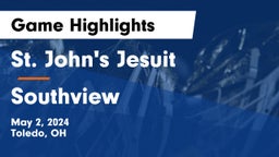 St. John's Jesuit  vs Southview  Game Highlights - May 2, 2024