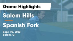 Salem Hills  vs Spanish Fork  Game Highlights - Sept. 20, 2022