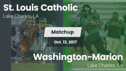 Matchup: St. Louis Catholic vs. Washington-Marion  2017