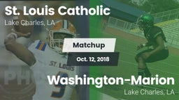 Matchup: St. Louis Catholic vs. Washington-Marion  2018
