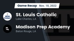 Recap: St. Louis Catholic  vs. Madison Prep Academy 2022