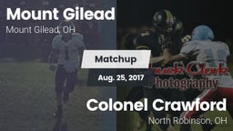 Matchup: Mount Gilead High vs. Colonel Crawford  2017