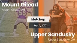 Matchup: Mount Gilead High vs. Upper Sandusky  2017