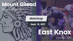 Matchup: Mount Gilead High vs. East Knox  2017