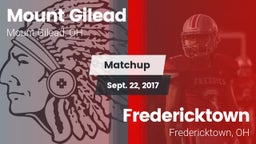 Matchup: Mount Gilead High vs. Fredericktown  2017