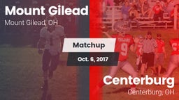 Matchup: Mount Gilead High vs. Centerburg  2017