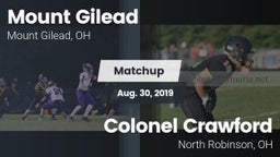 Matchup: Mount Gilead High vs. Colonel Crawford  2019