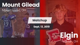 Matchup: Mount Gilead High vs. Elgin  2019