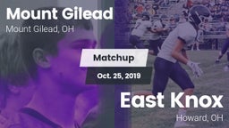 Matchup: Mount Gilead High vs. East Knox  2019