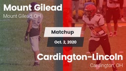 Matchup: Mount Gilead High vs. Cardington-Lincoln  2020