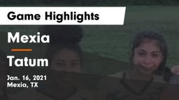 Mexia  vs Tatum  Game Highlights - Jan. 16, 2021
