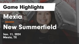 Mexia  vs New Summerfield  Game Highlights - Jan. 11, 2024