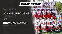 Recap: John Burroughs  vs. Diamond Ranch  2016