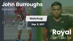 Matchup: John Burroughs High vs. Royal  2017