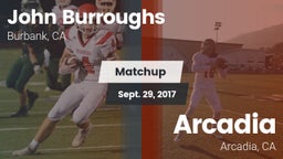 Matchup: John Burroughs High vs. Arcadia  2017