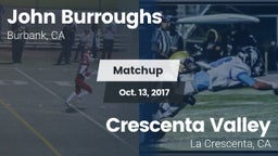 Matchup: John Burroughs High vs. Crescenta Valley  2017