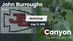 Matchup: John Burroughs High vs. Canyon  2018