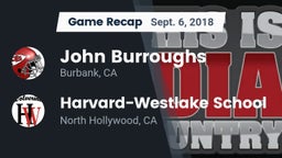 Recap: John Burroughs  vs. Harvard-Westlake School 2018
