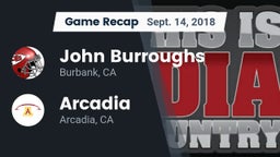Recap: John Burroughs  vs. Arcadia  2018