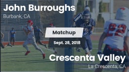Matchup: John Burroughs High vs. Crescenta Valley  2018