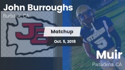 Matchup: John Burroughs High vs. Muir  2018